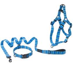 West Coast Blues Collar Lead And Harness Bundle - Large