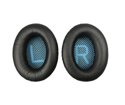 Black Replacement Ear Pads Cushions Compatible With Bose Quietcomfort