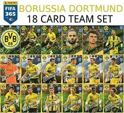 Fifa 365 2018 Borussia Dortmund Full Base Team Set - 18 Cards Inc. All 6 Foil Cards - Panini Adrenalyn XL