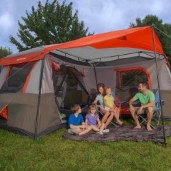 Deals On Ozark Trail 16x16 Feet 12 Person 3 Room Instant Cabin