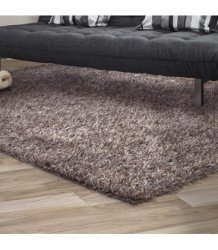 Light Brown Clara Polyester Shaggy Carpet Carpets