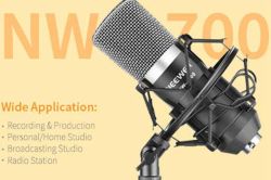 Neewer NW-700 Professional Studio Broadcasting Recording Condenser Microphone & NW-35 Adjustable Rec