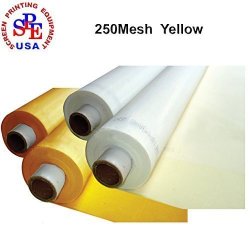 1.27m Length White Silk 2.7m Width 3Yard Screen Printing Mesh 110 Mesh 50inch 