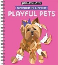 Sticker Puzzles Playful Pets Spiral Bound