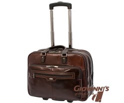 4741 Brando Alpine Leather Laptop Trolley Bag