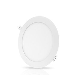 Mbo LED Recessed Ceiling Light 6.6IN Diameter Ultra Thin Round Panel Downlight Warm White 2700-3300K 12W
