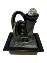 Table Top MINI Zen Bowls Water Feature With LED Light & Water Pump