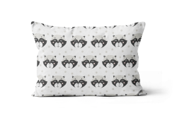 But Why Not Smiley Critter Pattern 28 Pillow