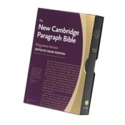 New Cambridge Paragraph Bible Personal Size Black Calfskin KJ595:T