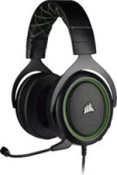 HS50 Pro Stereo Head-band Headset Black|green