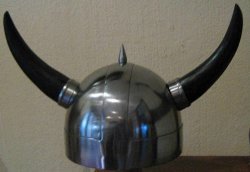 Viking Steel And Horn Helmet Bd8