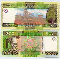 Do Not Pay - Guinea 500 Franc 2006 Unc P-36