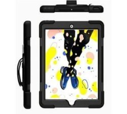 Tuff-Luv 10.2-INCH Rugged Armour Jack Case And Stand For Apple Ipad With Armstrap - Black M1606