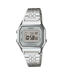 Casio Retro Digital Watch Silver