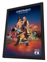 Archer Tv - 27 X 40 Framed Tv Poster