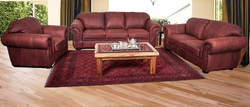 Alpine Ashanti Asara Lounge Suite timberland Rosewood Leather