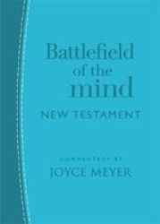 Battlefield Of The Mind New Testament Arcadia Blue Leather Hardcover