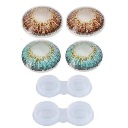 Pack Of 2 Pairs Of Contact Lenses - Brown & Green
