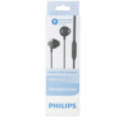 Philips 1000 Series Black Wired Earphones