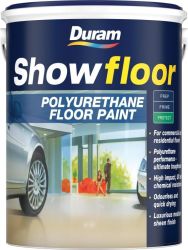 Floor Paint Polyurethane Topcoat Duram Snowfloor White 5L