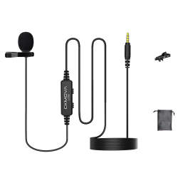 LCM2 Lavalier Microphone For Dslr Smartphone Audio Recorder Etc