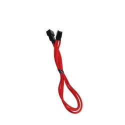 Bitfenix Alchemy Multisleeve 3-PIN 30CM Fan Extension Cable -red Sleeve black Connector BFA-MSC-3F30RK-RP