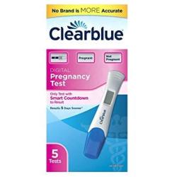 Clearblue Digital Pregnancy Test With Smart Countdown 5 Pregnancy Tests