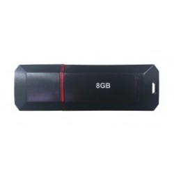 USB Flash Drive - 8GB Moserbaer Knight Black Blank