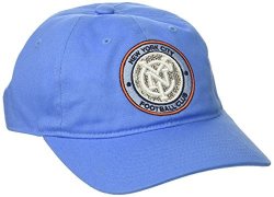 MLS Sporting Kansas City Adult Women MLS SP17 Neon Logo Adjustable Slouch Cap,Osfa,Gray