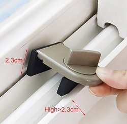 Euone Home Improvement Clearance Kids Safe Security Sliding Window Door Sash Lock Restrictor Safety Catch