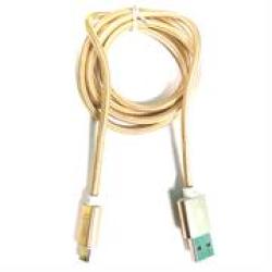 Ijam USB A 2.0 To Micro B With Data Sync Cable 1M - Gold Retail Box Limited Lifetime Warranty product Overview:this USB Charging Cable Connects