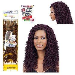 Deals On Freetress 2x Soft Curly Lite Faux Loc Crochet Synthetic