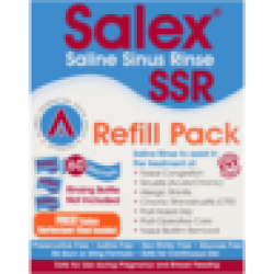 X Saline Sinus Rinse Refill Packet