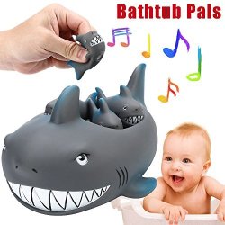 shark family bath toy