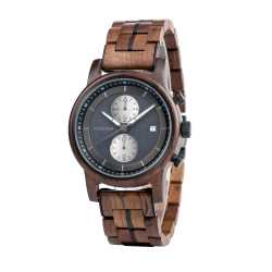 Gents Tigerwood Chronographic Wooden Watch GT125-1