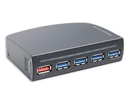 Syba 4 Port USB 3.0 Internal Or External Hub With Extra Charging Port SD-HUB20092