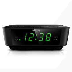Philips Alarm Clock Digital Tuning Clock Radio