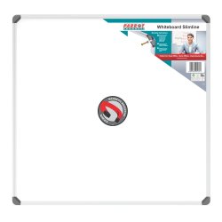 Slimline Magnetic Whiteboard 900 900MM