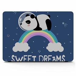Macbook Pro Covers Astronomy Chinese Giant Panda Space Plastic Hard Shell Compatible Mac Air 11" Pro 13" 15" Macbook Air Case A1466 Protection For Macbook 2016-2019 Version