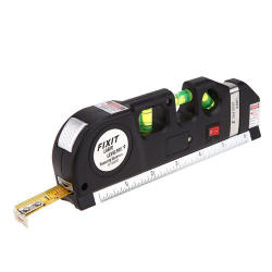 8 Ft 2.5m Measuring Tape Laser Level Pro3 Measuring Equipment With 3 Way Level Bubbles And Laser