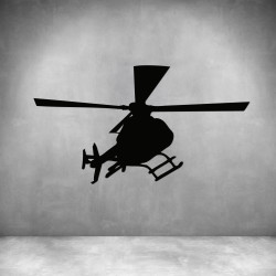 Helicopter - Matt Silver L 1000 X H 550MM