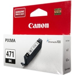 Canon CLI-471 Bk Cartridge - 1105 Pages @ 5%