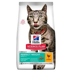 Hill's Science Plan Adult Perfect Weight Cat Food Chicken Flavour - 1.5KG