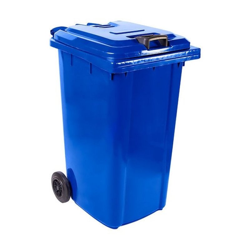 240L Wheelie Bin Plastic 2 Wheel Colour Options