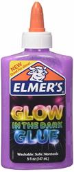 Elmer's Glow In The Dark Glue 5 Ounces Purple