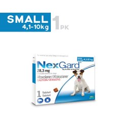 Chewable Tick & Flea Tablets For Dogs - Small Single