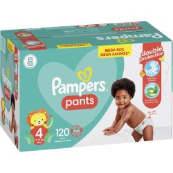 Pampers Pants Size 4 Mega Savings Box 120 Nappies