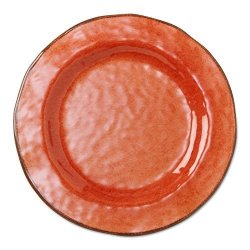 Tag - Veranda Melamine Salad Plate Durable Bpa-free And Great For Outdoor Or Casual Meals Coral Set Of 4