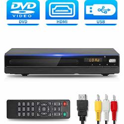 DVD Player With HDMI Av Output DVD Player For Tv Contain HD With Av Cable Remote Control USB Input All Region Support Home DVD