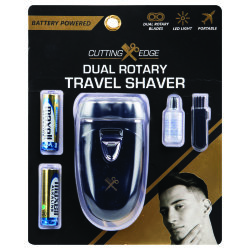 Rotary Shaver With Flashlight